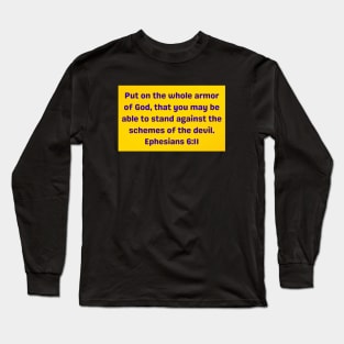 Put On The Whole Armor Of God Long Sleeve T-Shirt